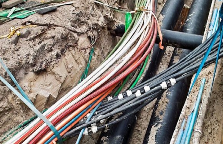 Underground electric cabling plan