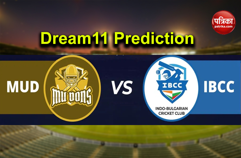Dream11 Today's Predictions: Best Team MUD vs IBCC in ECS T10-Bulgaria