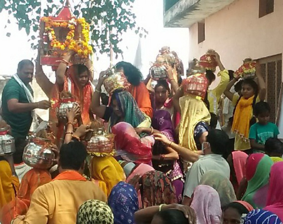 राम शिला पूजन एवं युवा स्वाभिमान यात्रा का शुभारंभ, पहुंची गांवों में