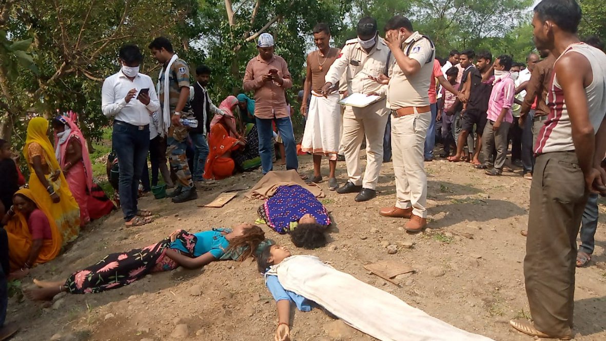 Seeing three dead bodies together, the whole village rose up