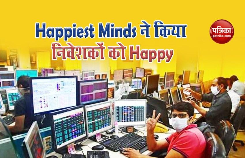 Happiest Minds Investors Happy they are listed in stock market