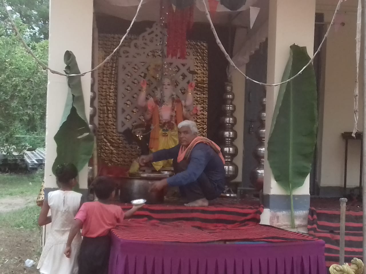 Celebration of Lord Vishwakarma, the world craftsman celebrated in the