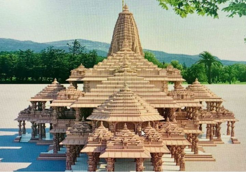 रामजन्मभूमि में तीसरे पिलर का निर्माण कार्य पूरा, चौथे स्तम्भ को पूरा की तैयारी