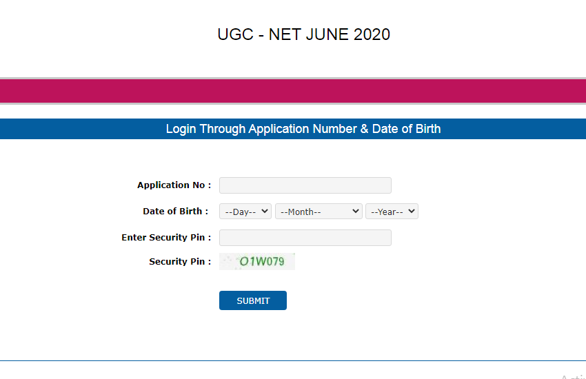 UGC NET Admit Card 2020