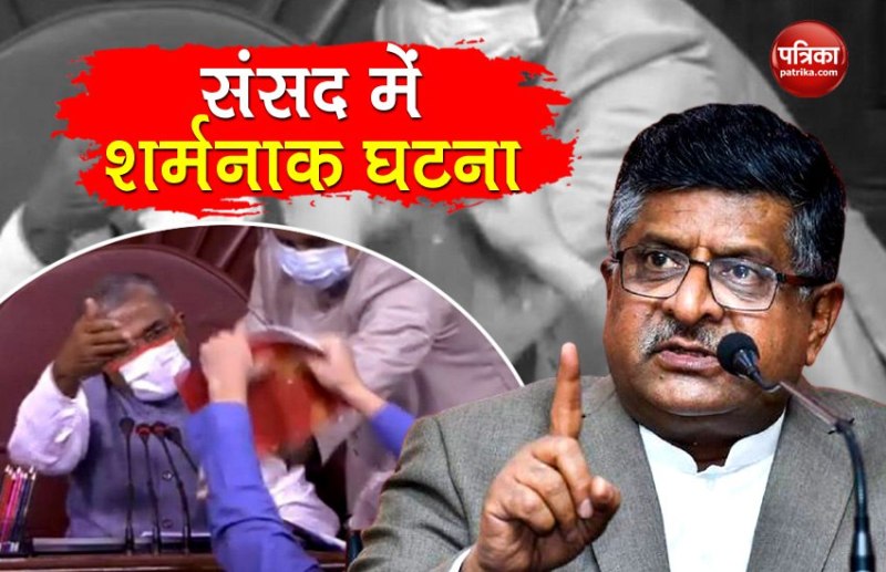 Farm Bill Ruckus: Ravi Shankar Prasad says shameful day in parliament history