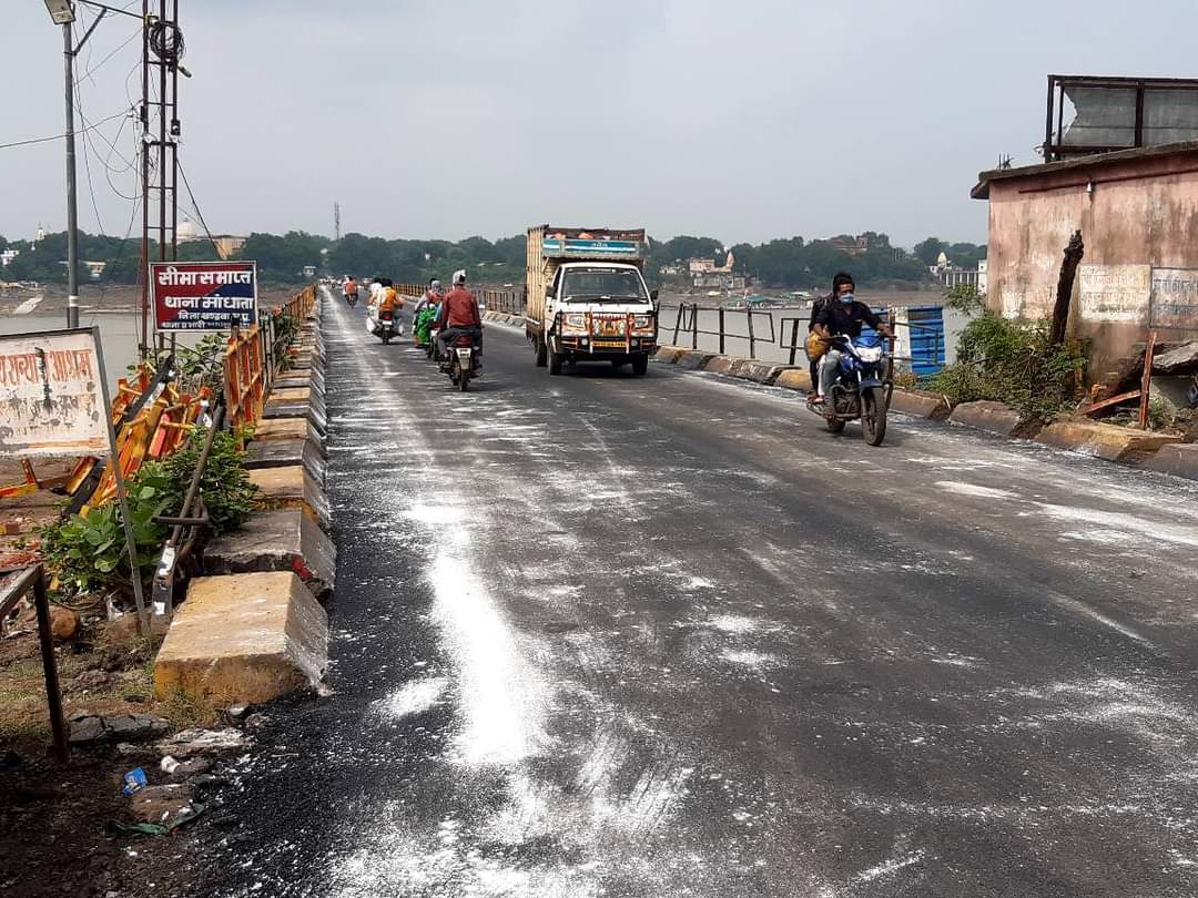 24 days later, vehicular movement was started from the Mortakka bridge