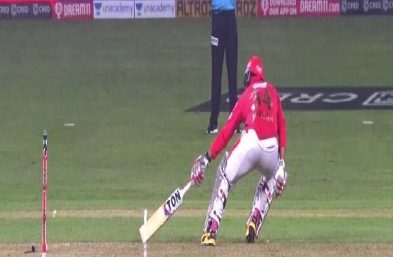 दिल्ली के खिलाफ शॉर्ट रन विवाद....अंपायर फैसले के खिलाफ पंजाब ने की अपील