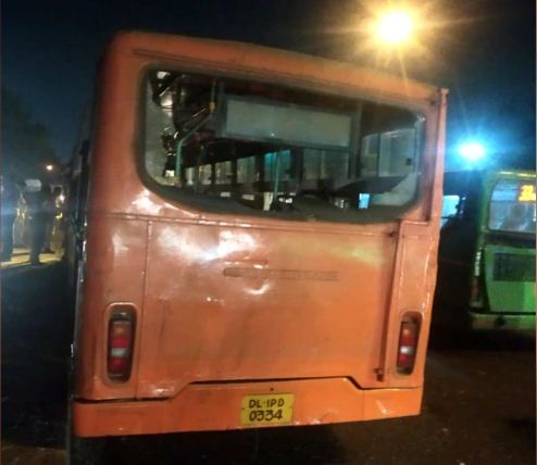 Bus Accident in Delhi