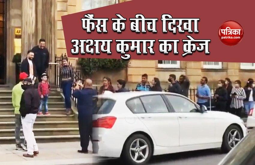 Akshay Kumar Fans Appeared Outside His Hotel To Meet Him Video Viral