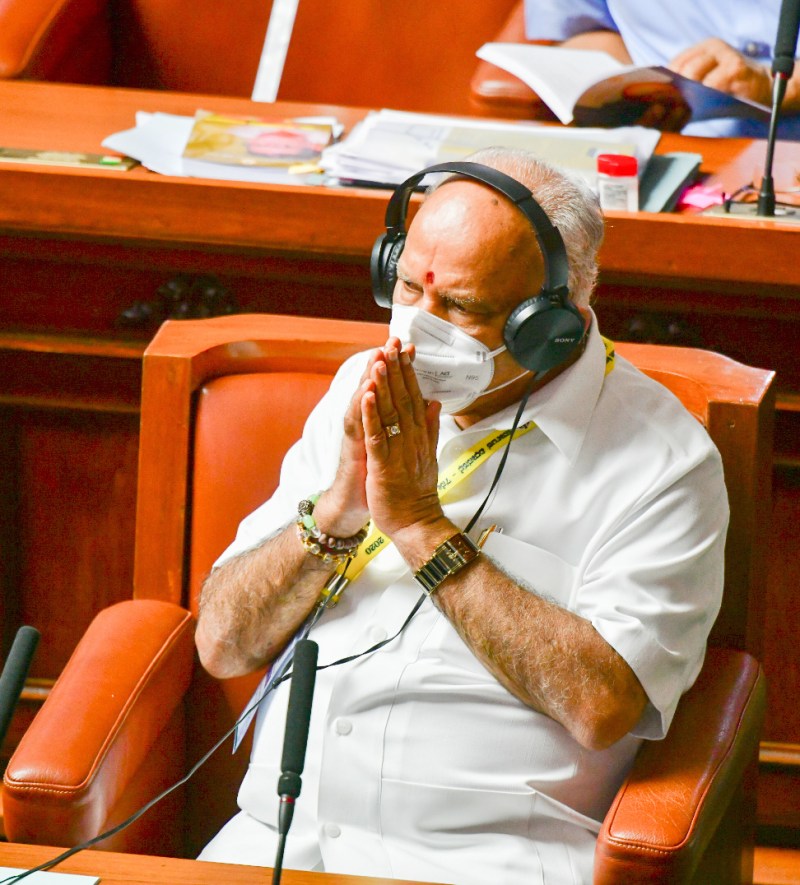 कर्नाटक में विश्वास परीक्षा से ऐसे जीती भाजपा सरकार....पांच घंटे बहस, ध्वनिमत से अविश्वास प्रस्ताव खारिज