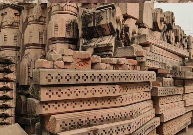 राम मंदिर निर्माण की कार्यशाला के लिए बोरिंग, तराशी का काम तेज