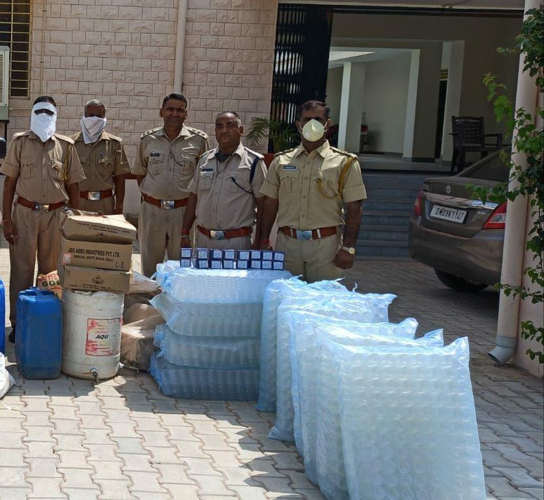 Nagaur Excise Prohibition Team Caught Illegal Liquor Factory in Balaya