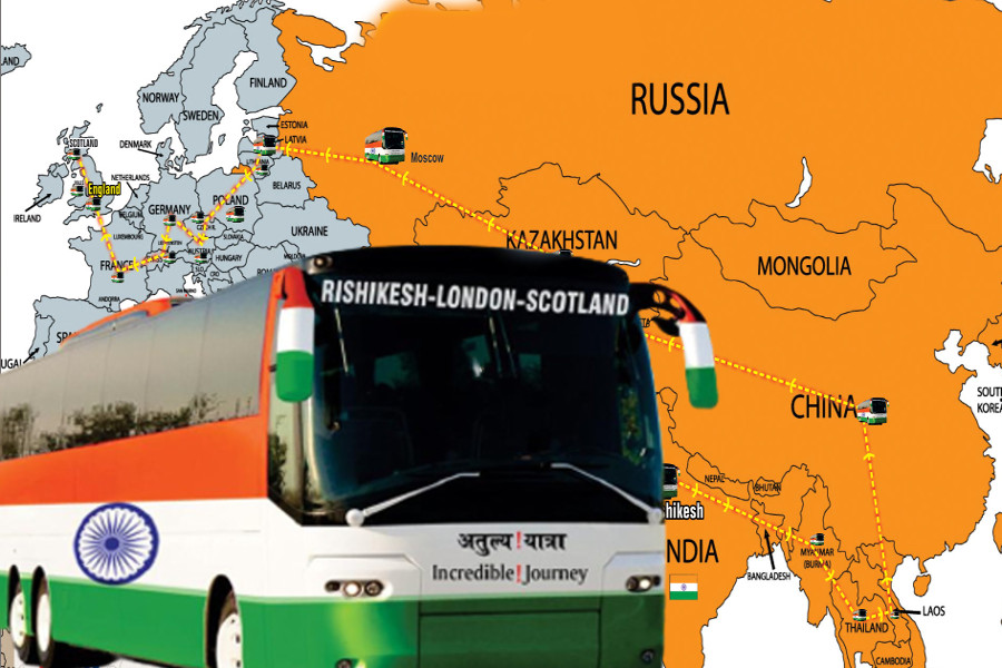 20 countries, 75 days, 21000 KM, Wrestler Labhanshu to launch Bus from Rishikesh to London