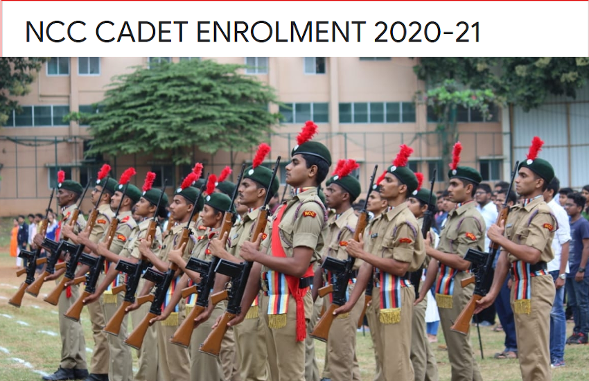NCC CADET ENROLMENT 2020-21