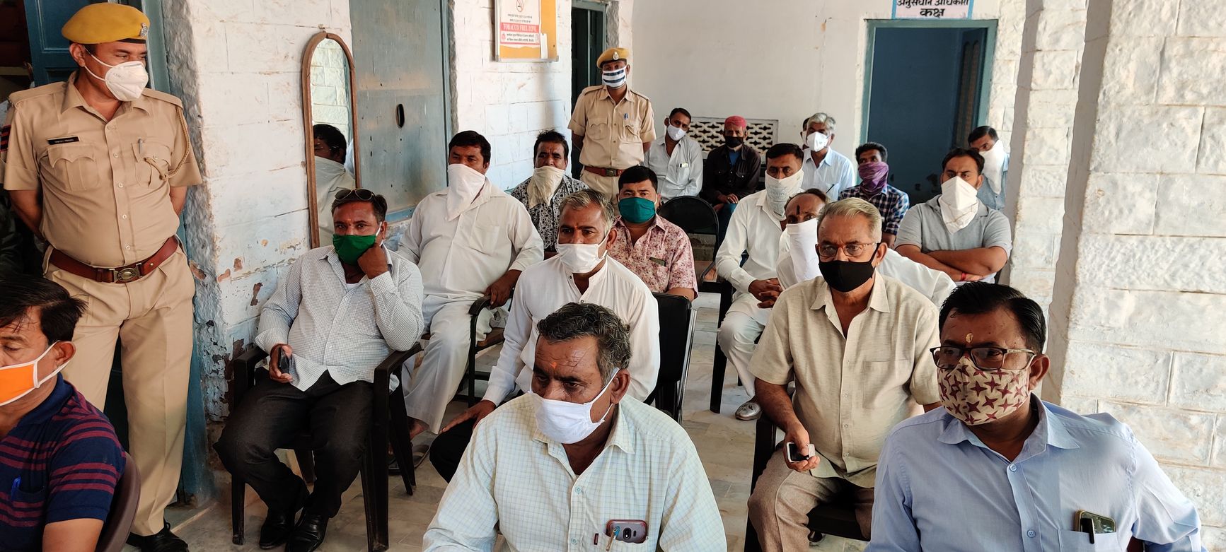 कोरोना को लेकर किया जनजागरण, चुनाव में सहयोग की अपील