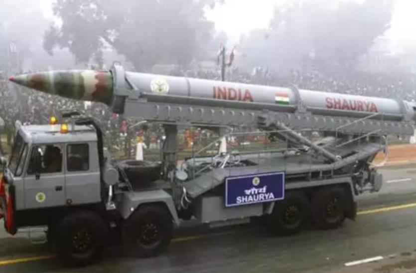 भारत ने किया परमाणु क्षमता वाली शौर्य मिसाइल का सफल परीक्षण
