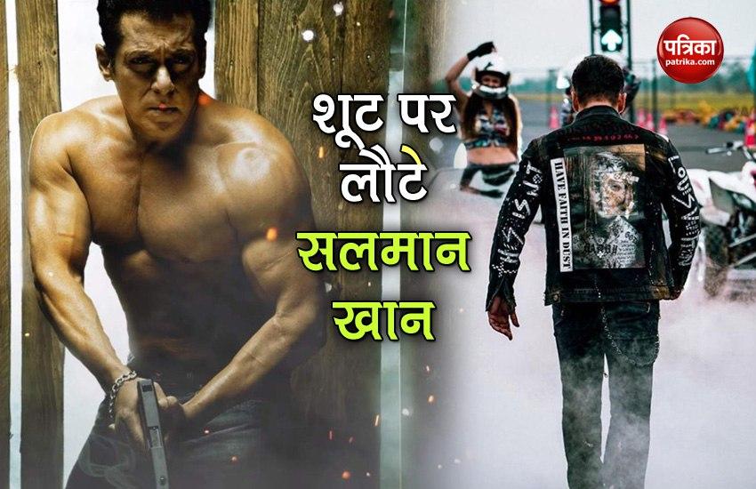Salman Khan Started Shooting For The Film Radhe Shared Latest Pics
