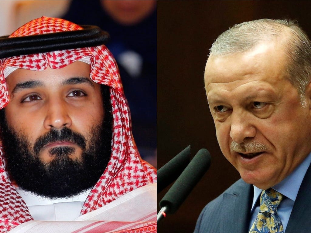 saudi arabia and Turkey