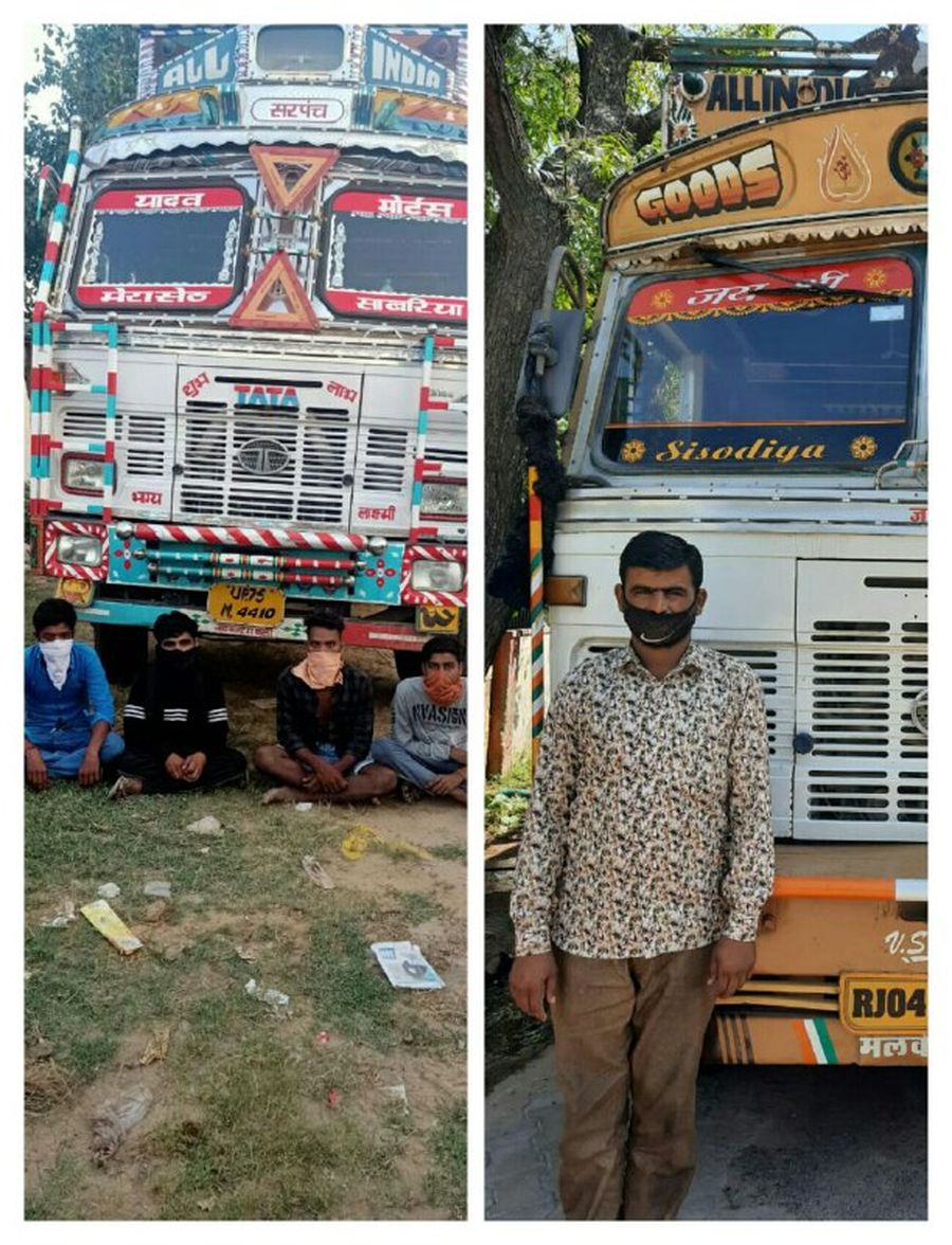 ट्रक में 422 किलो गांजा जब्त, चार गिरफ्तार