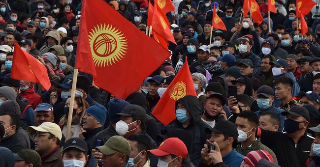 kyrgyzstan protest