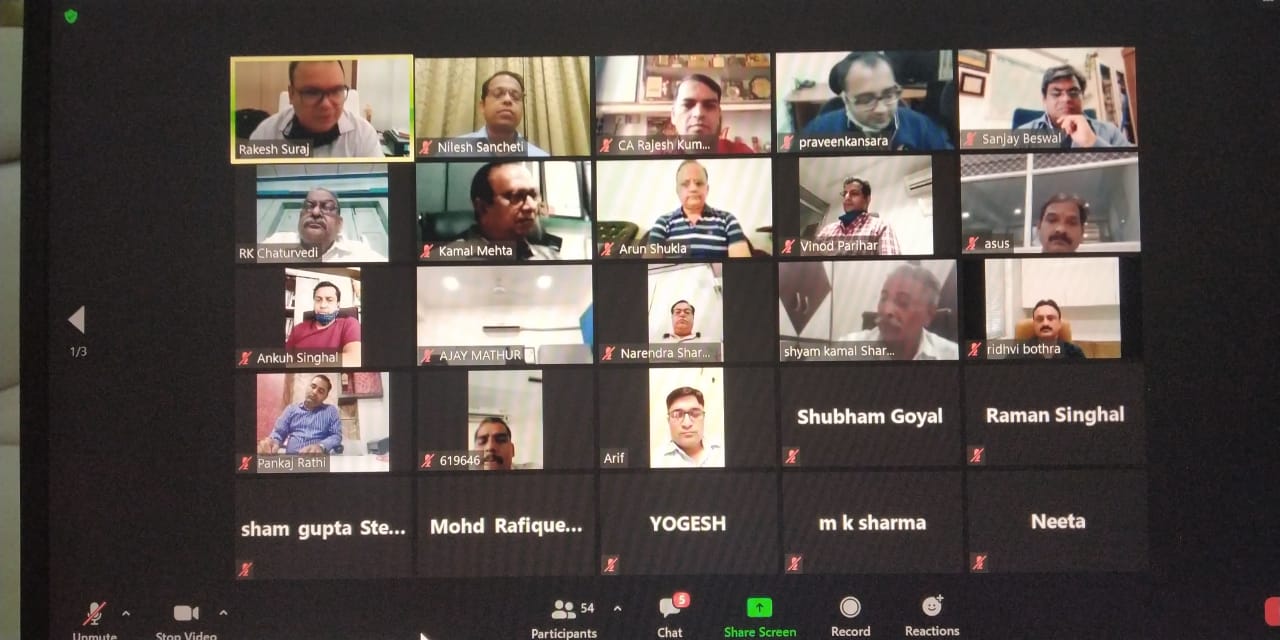 INDUSTRY---वेबीनार में दी केन्द्र सरकार की योजनाओं की जानकारी