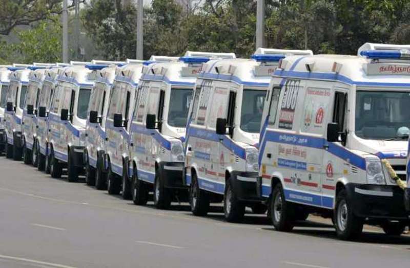book 108 ambulance on an app and track it live across Tamil Nadu