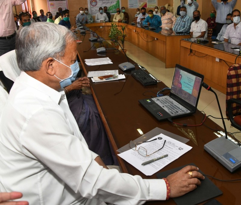 संस्कृत शिक्षा राज्य मंत्री ने किया शाला दर्पण पोर्टल का उद्घाटन