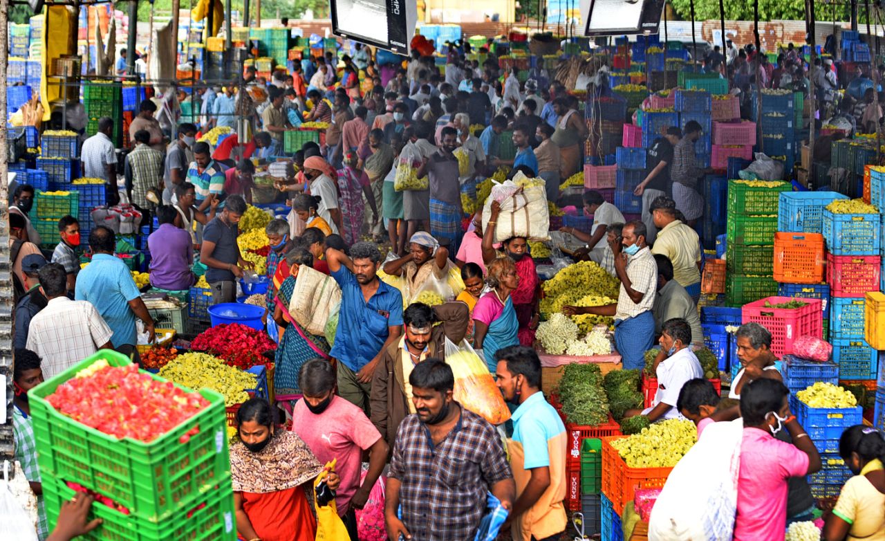 Madhavaram market Crowed festive sales in Chennai