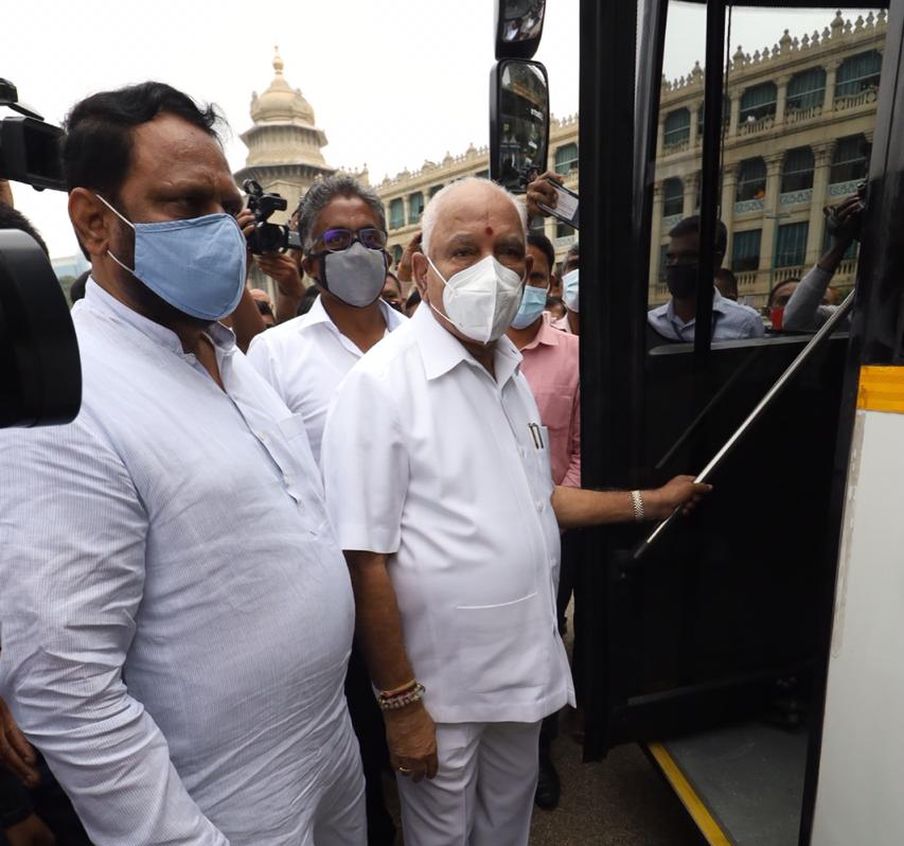 बेंगलूरु में इलेक्ट्रिक बस का ट्रायल शुरू