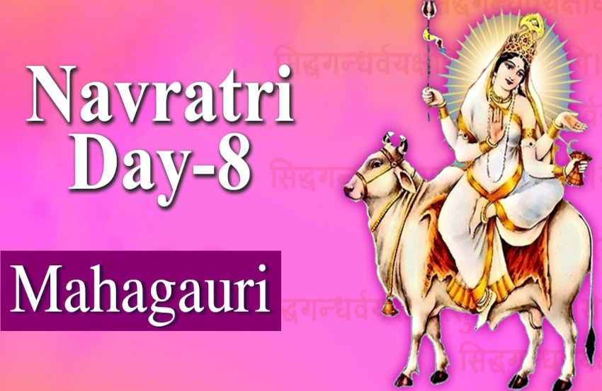 Mata Mahagauri 8th day of Navratra Worship Of Maa Mahagauri