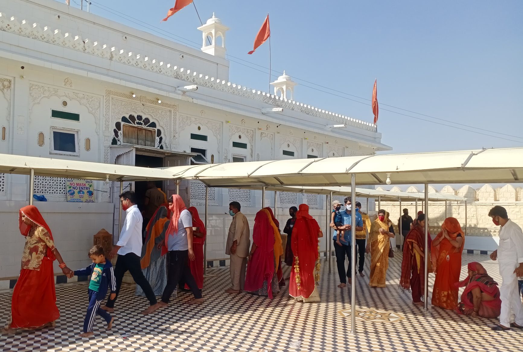 श्रीभादरियाराय मंदिर में सप्तमी के मौके पर मेला आयोजित