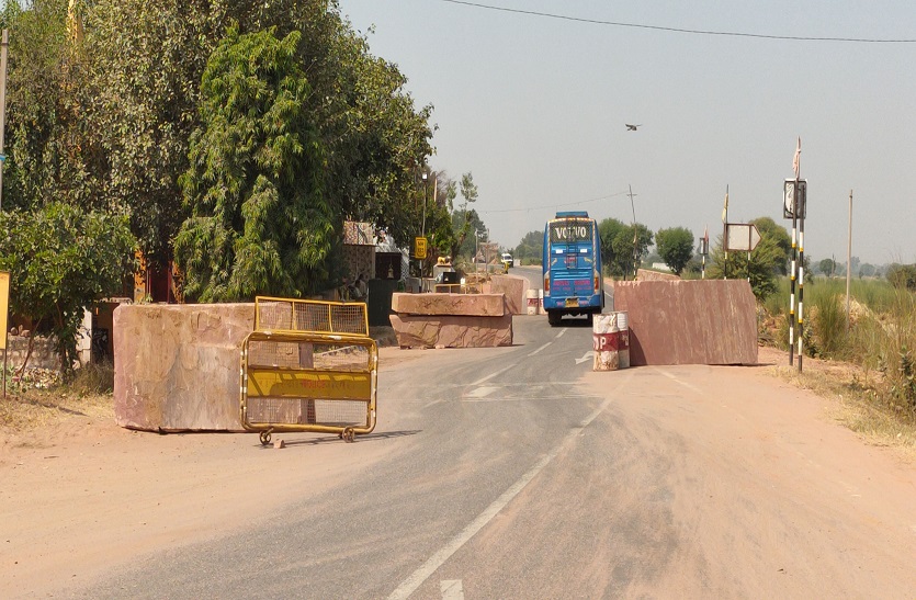 हाइ-वे पर बुलेटप्रूफ नाकाबंदी, बॉर्डर पर बजरी माफिया को मुंहतोड़ जवाब की तैयारी