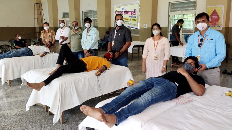 पत्रिका की पहल... रेकॉर्ड 104 यूनिट हुआ रक्तदान