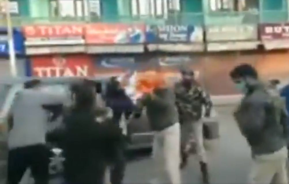 Police detained bjp worker