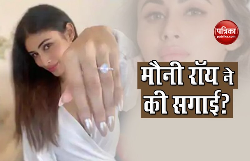 Mouni Roy post Diamond Ring photo in her ring finger