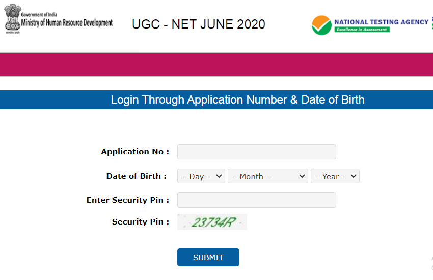 NTA UGC NET Admit Card 2020 