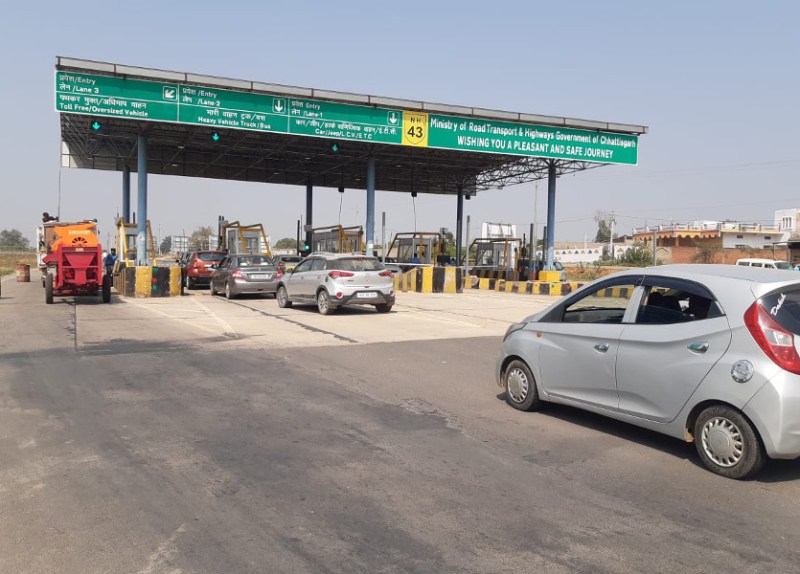 नेशनल हाइवे-43 पर टोल प्लाजा शुरु, छोटे-बड़े वाहन चालकों को देने होंगे इतने रुपए शुल्क