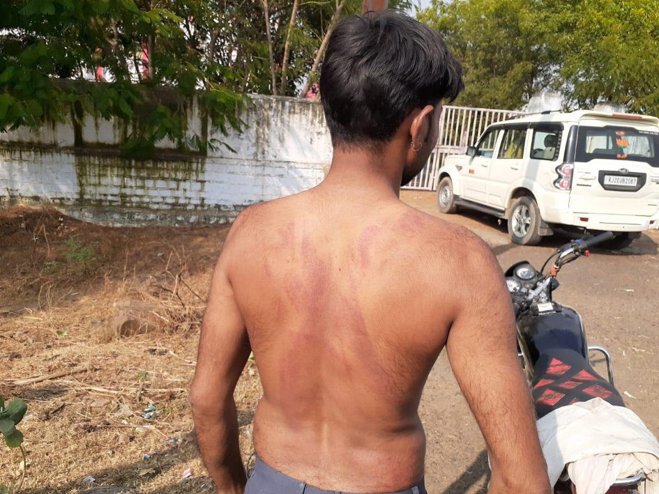 वीरपुर थाना पुलिस ने चाचा-भतीजे को पीटा, एएसआइ लाइन अटैच