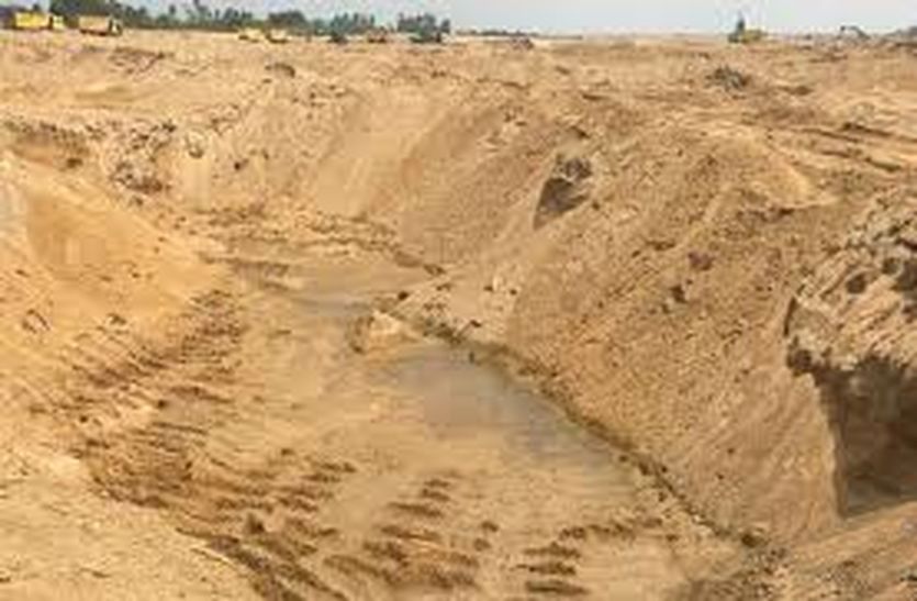 Now the mineral department will auction the gravel, doubt on the rate in bhilwara