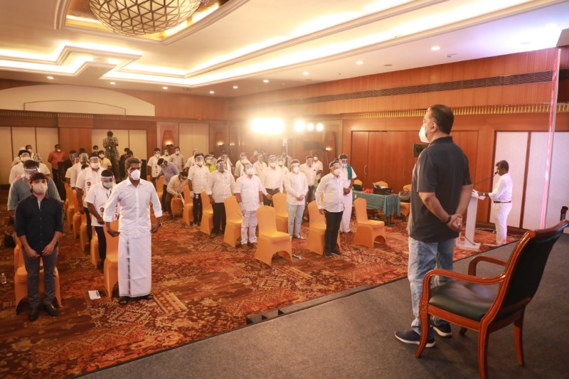 Kamal Haasan chairs MNM party meeting to strategize for 2021 polls