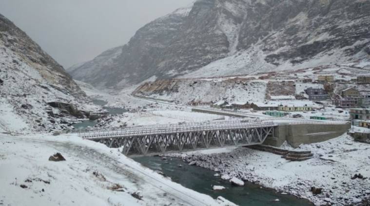snowfall in Lahaul and Spiti