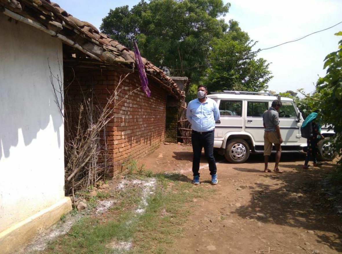 Tehsildar reached village: survey of population area