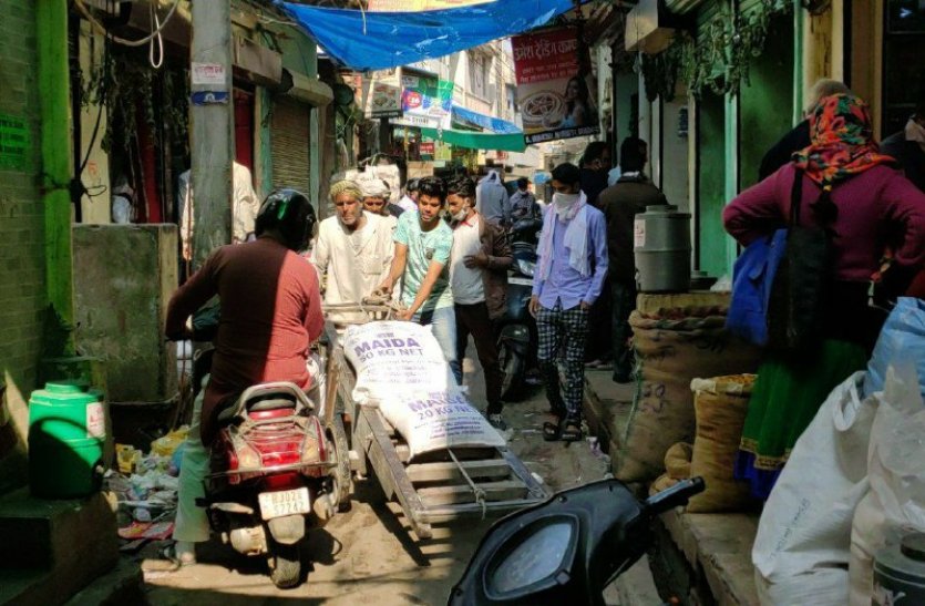 Alwar Danger Of Fire In Narrow Streets Of Market