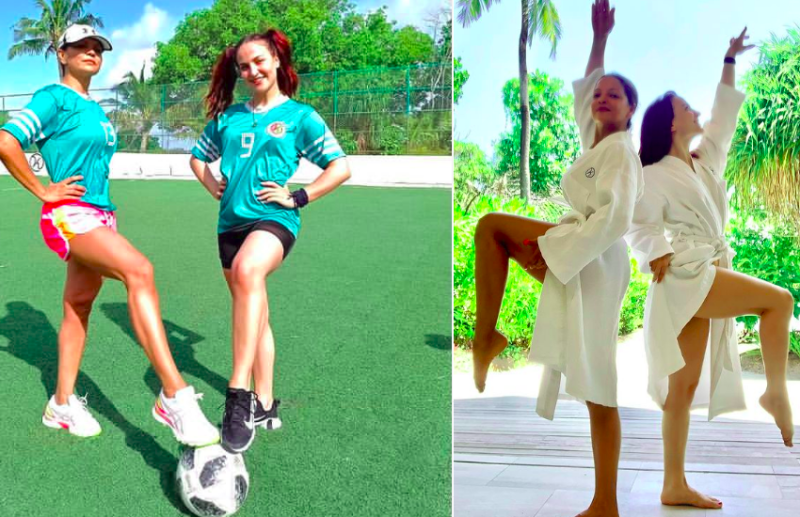 एली अवराम और डिआन पांडे साथ गईं मालदीव की ट्रीप पर, देखें Photos