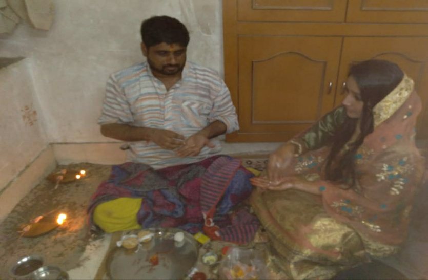 तुलसी-सालगराम विवाह आज, तुलसी तेला व्रतियों ने प्रज्जवलित की अखंड ज्योत