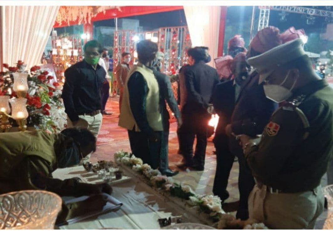 Nagaur: More than 100 people found in weddings, police recovered fine
