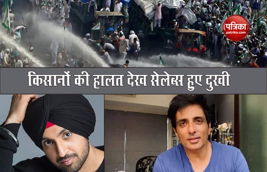 Actor Sonu Sood And Diljit Dosanjh React On Farmers React On Delhi