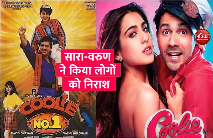 People Troll Sara And Varun Dhawan After Seeing Coolie No.1 Trailer