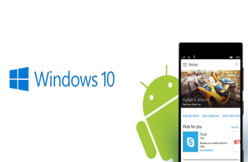 अब जल्द ही एंड्राइड मोबाइल एप विंडोज-10 में भी चल सकेंगे