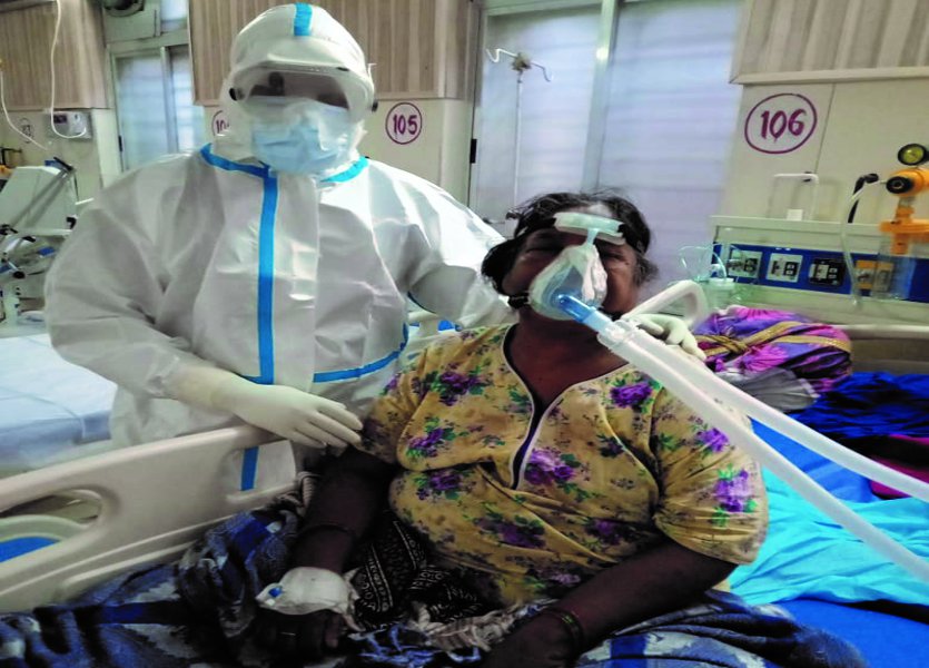 कोविड अस्पताल में ड्यूटी करते 2 बार संक्रमित होकर संदीप ने कोरोना से जीती जंग, करते रहे मरीजों की सेवा
